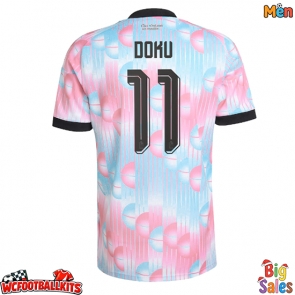 Belgium Jeremy Doku #11 Replica Away Stadium Shirt World Cup 2026 Short Sleeve